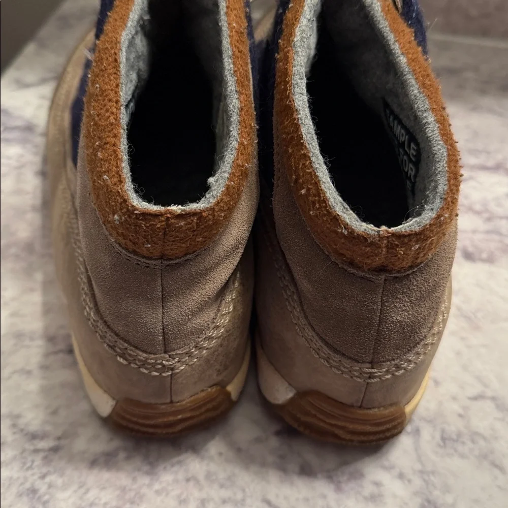 Sorel Mens Shoes NM1574-221 Size 9 Tan Navy Hi Top Sneakers